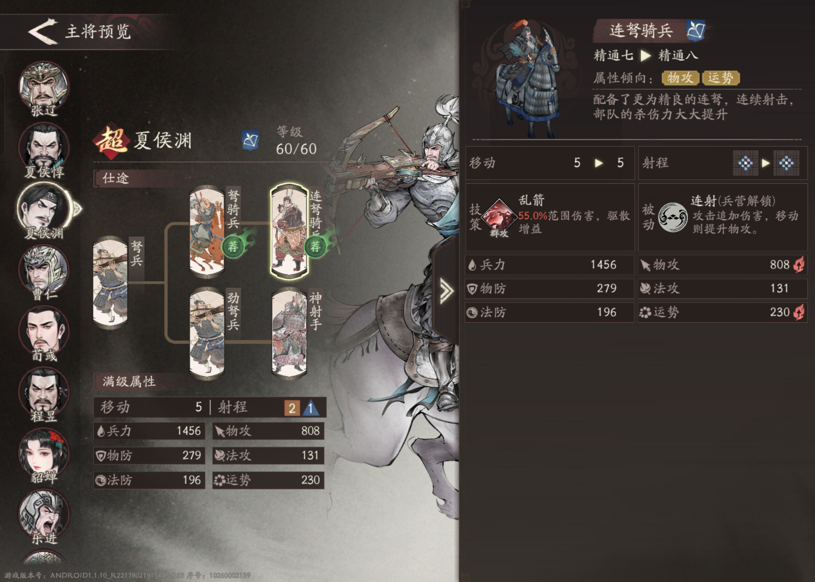 夏侯渊技能