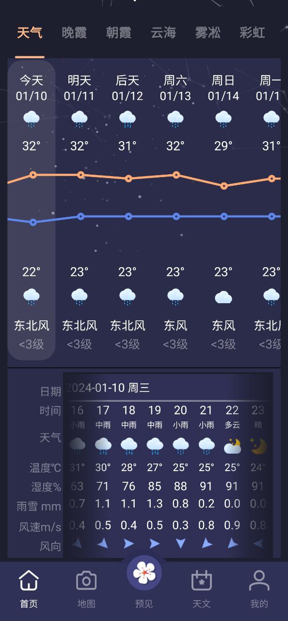 莉景天气Android版