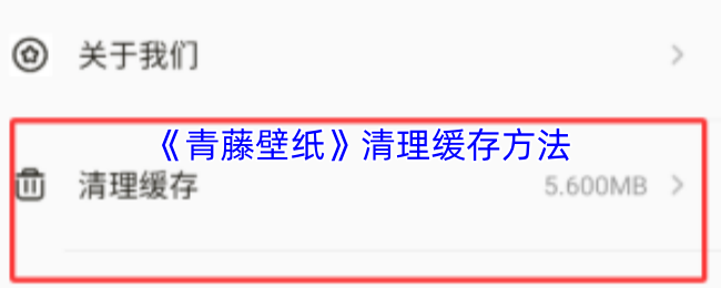 《青藤壁纸》优化设备性能的缓存清理技巧